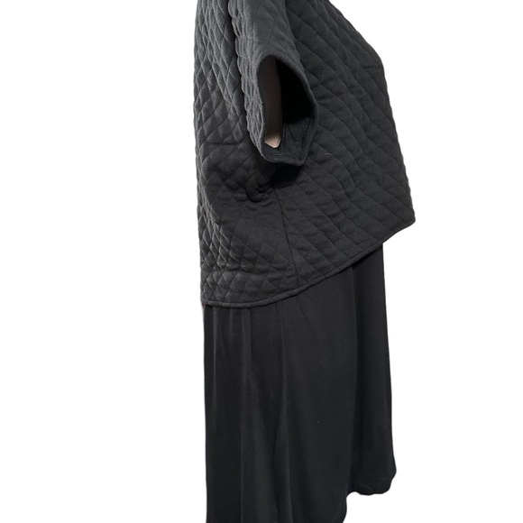 Adidas black dress in Large. Rare. Quilted crop top sewn together with dress. - Picture 10 of 12